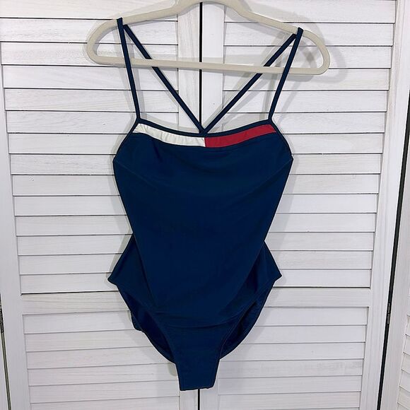 Tommy Hilfiger Size 14 One Piece Swimsuit - Picture 2 of 10